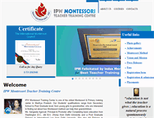 Tablet Screenshot of ipwmontessori.com